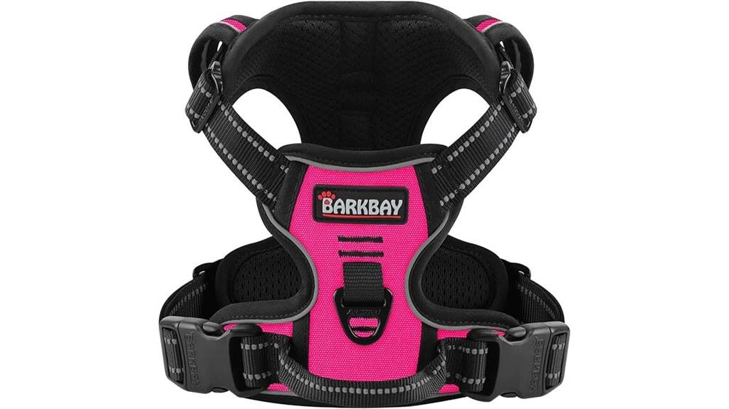 reflective oxford dog harness