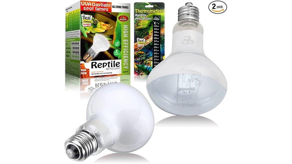 reptile heat lamps bundle