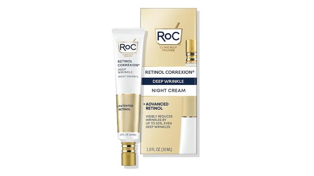 retinol night cream with shea