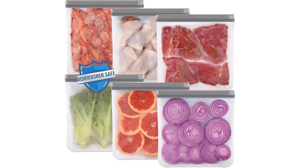 reusable bpa free freezer bags