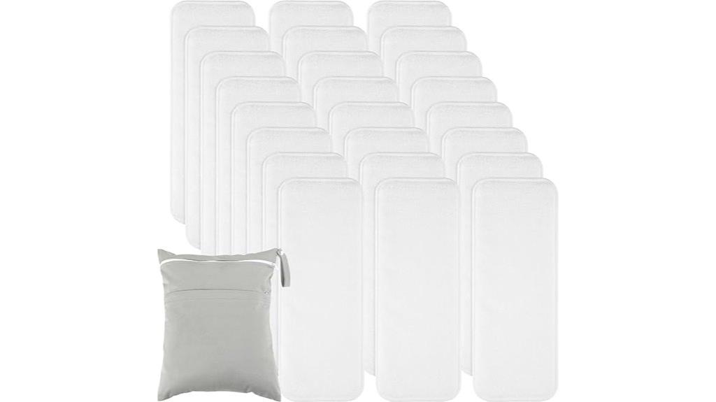 reusable microfiber diaper inserts