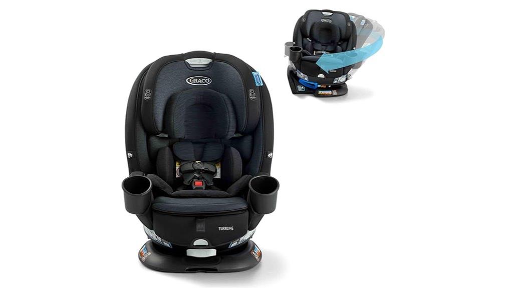 rotating convertible car seat