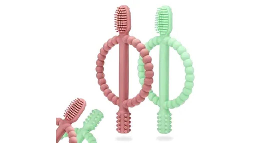 silicone baby teething toy