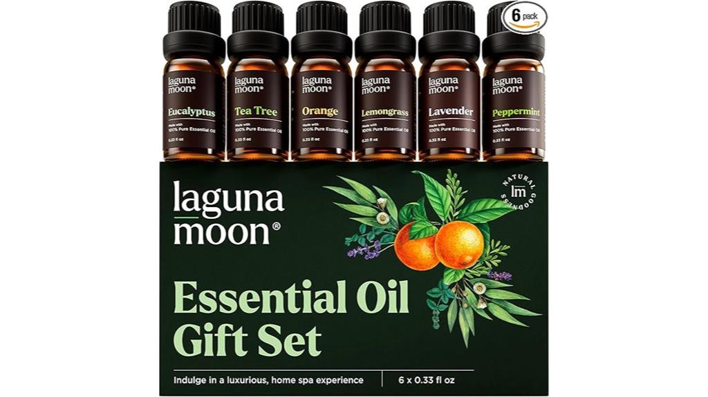 six 10ml essential oil blends