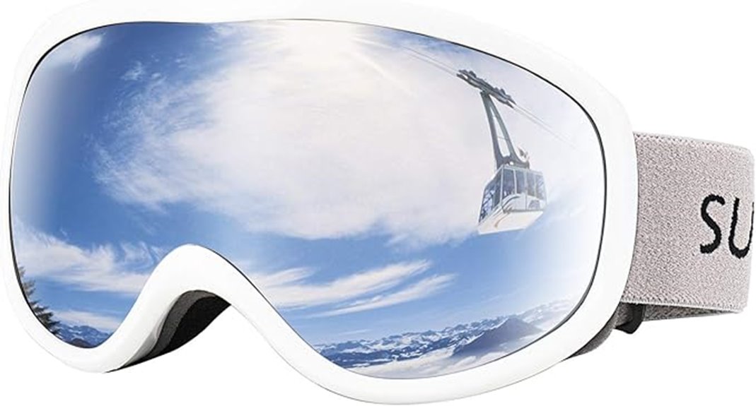 snow goggles with anti fog