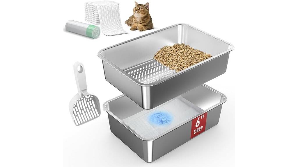 stainless steel litter box