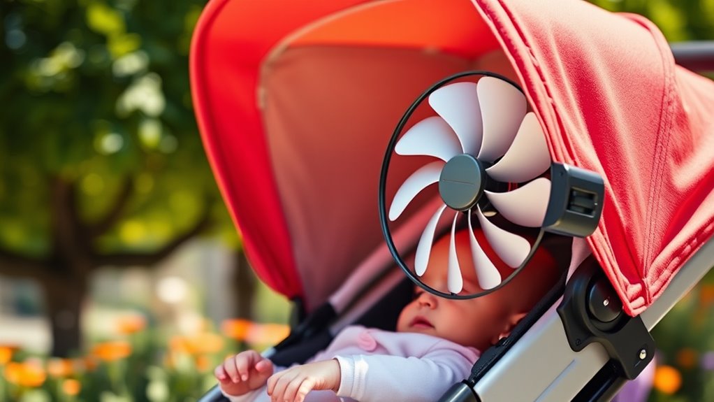 top baby stroller cooling fans