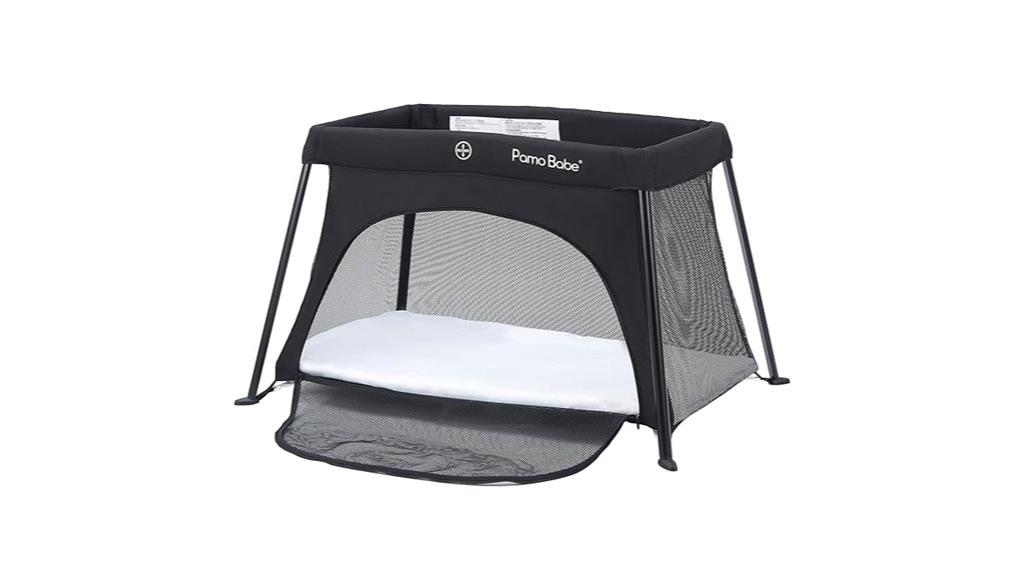 travel crib with mattress