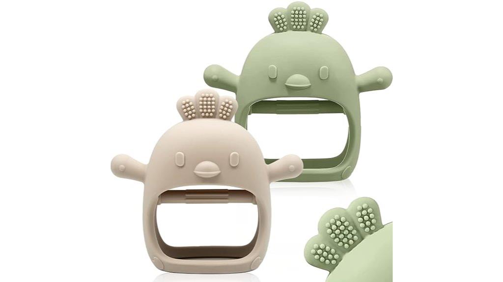 two pack baby teethers