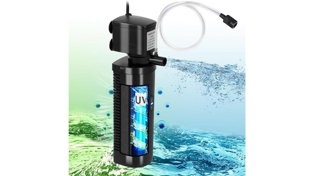 u v aquarium filter 20 75 gallon