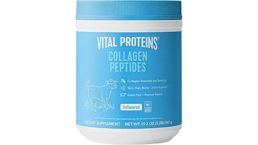 unflavored collagen peptides powder