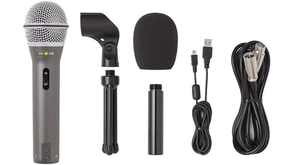 usb xlr dynamic microphone