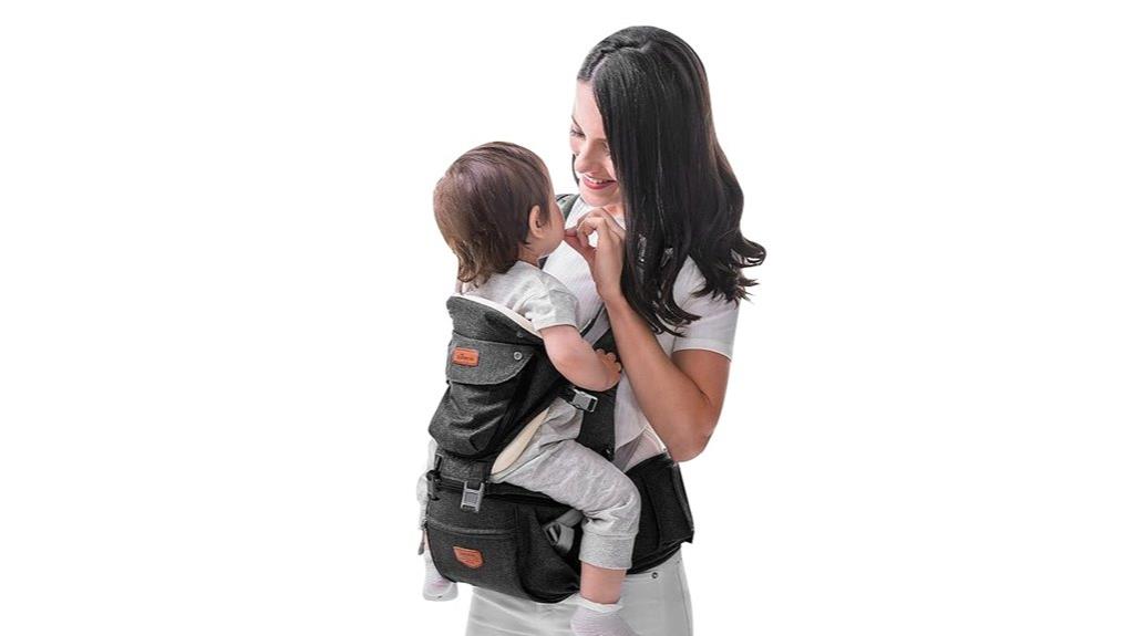 versatile ergonomic baby carrier