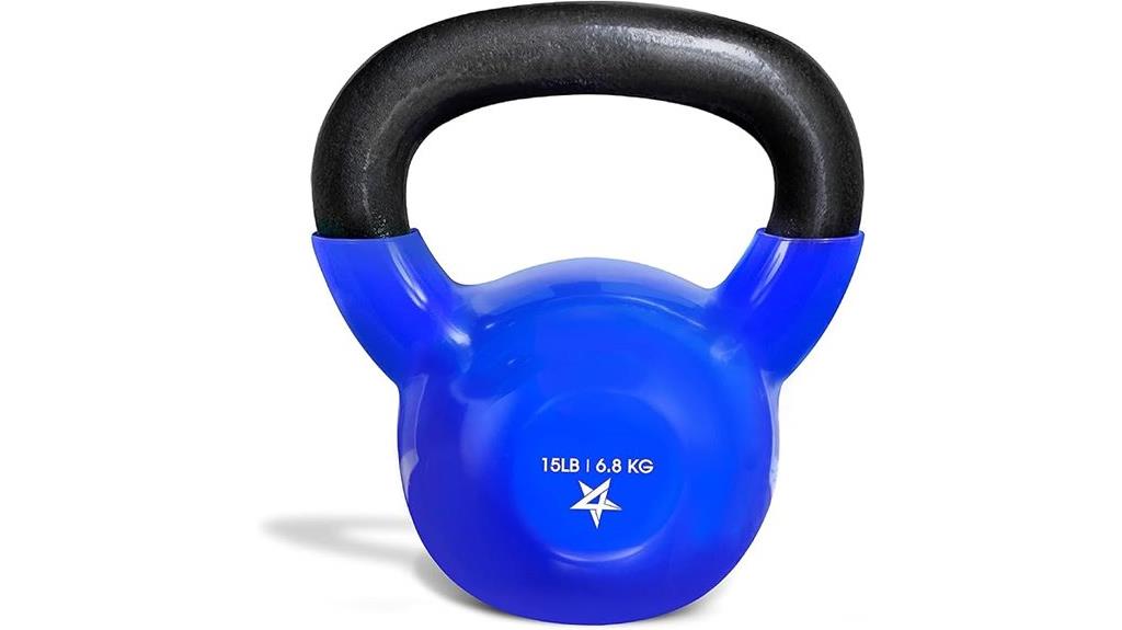 vinyl coated cast iron kettlebells