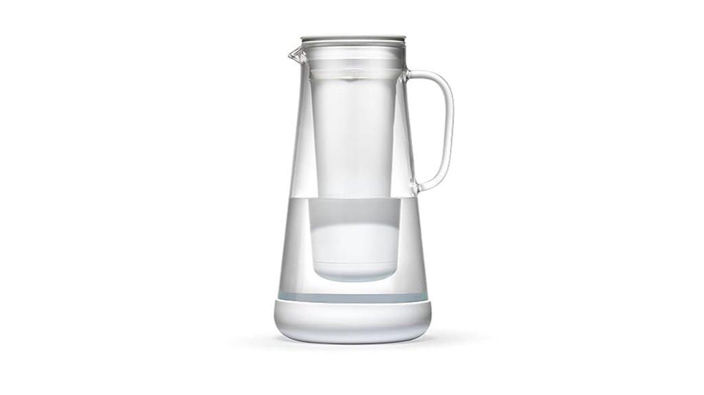 white 7 cup water pitcher