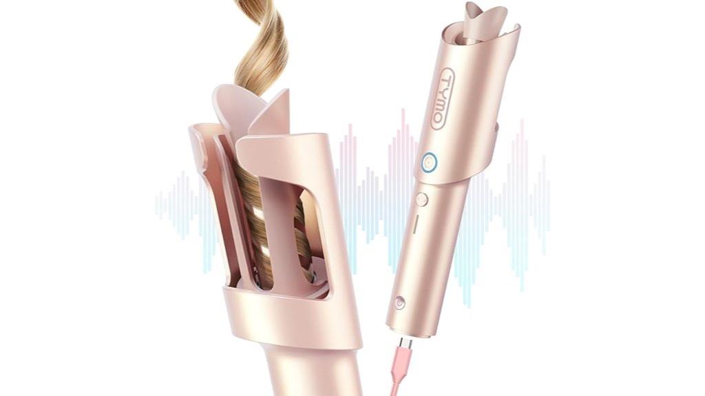 wireless battery operated curling iron