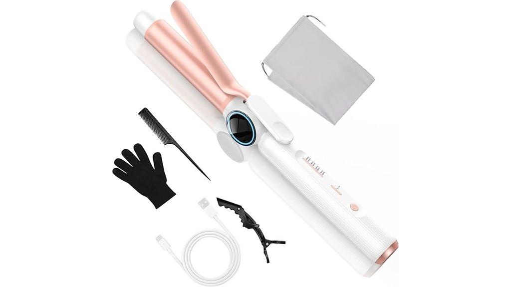 wireless curling iron battery