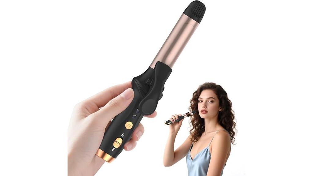 wireless rechargeable curling iron