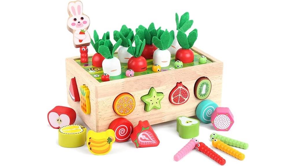 wooden toddler educational toys