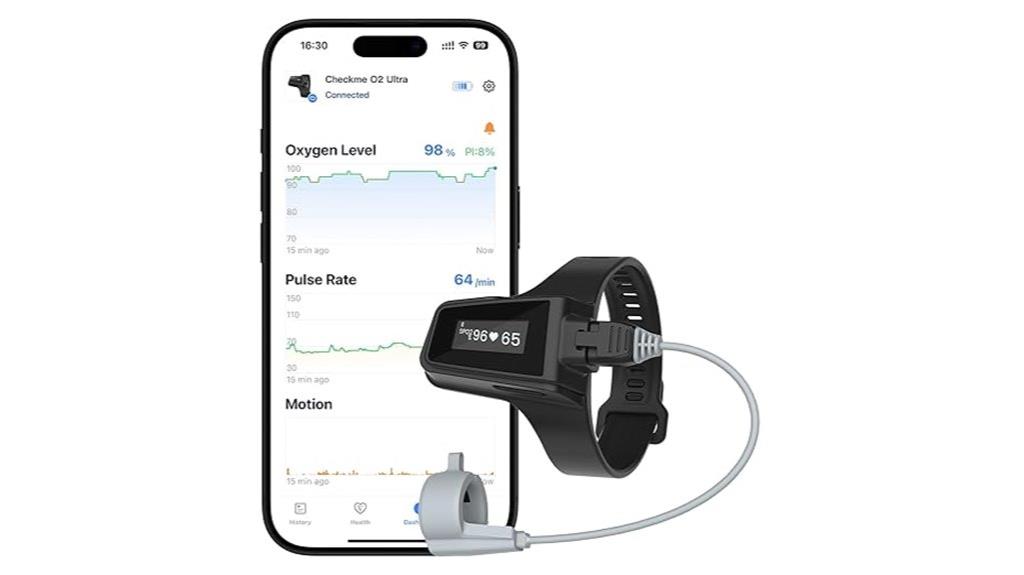 wrist spo2 pulse monitor