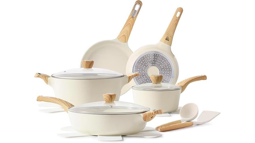 14 piece non stick cookware
