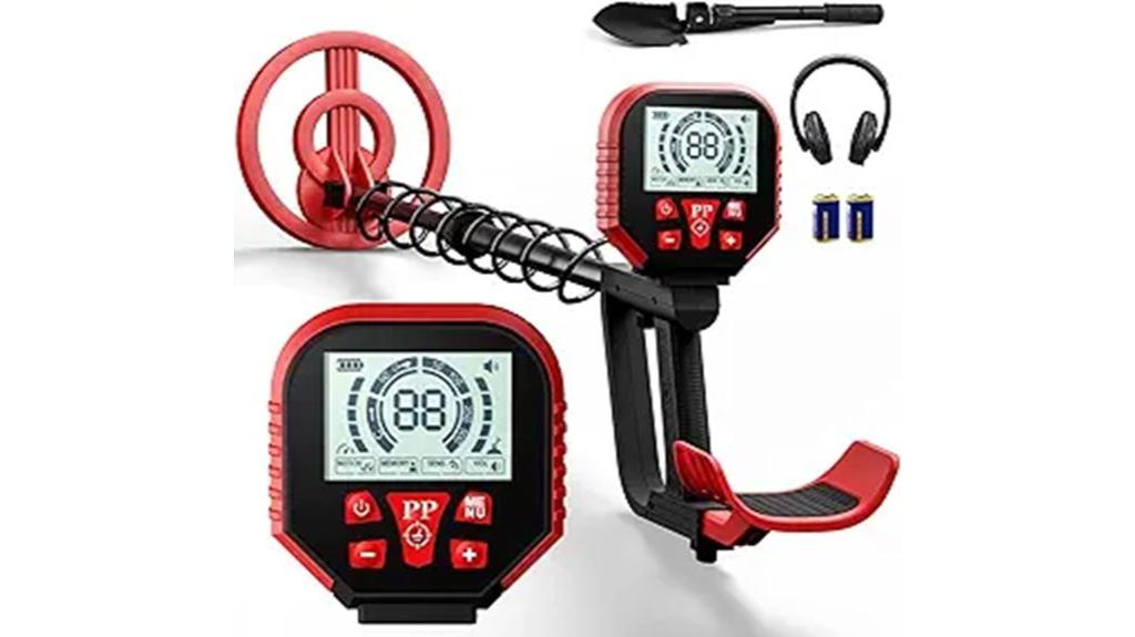 2025 waterproof lcd metal detector