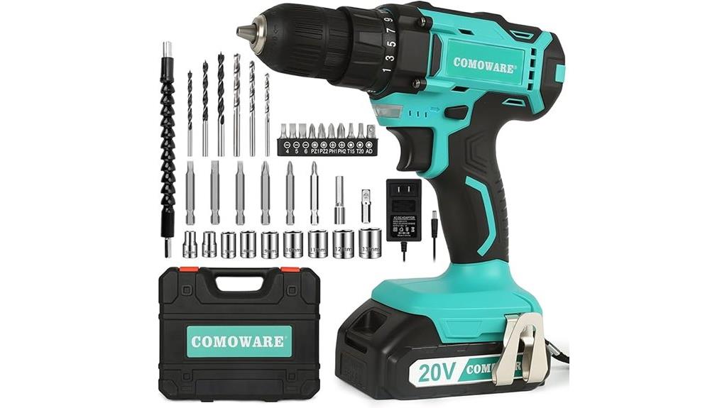 20v cordless drill set