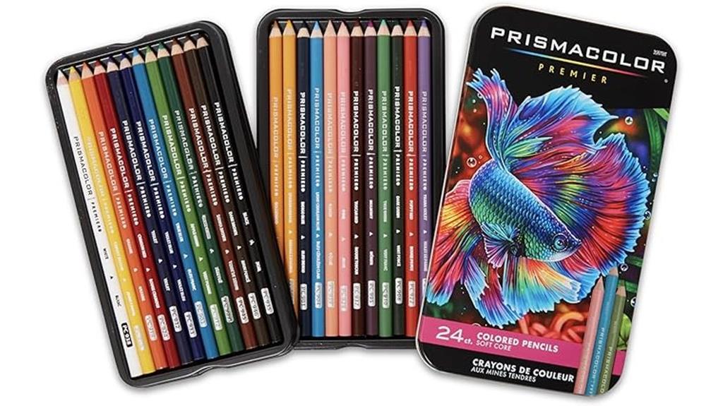 24 color prismacolor pencils