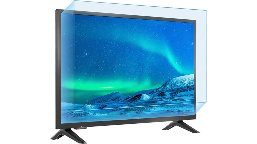32 inch matte blue light