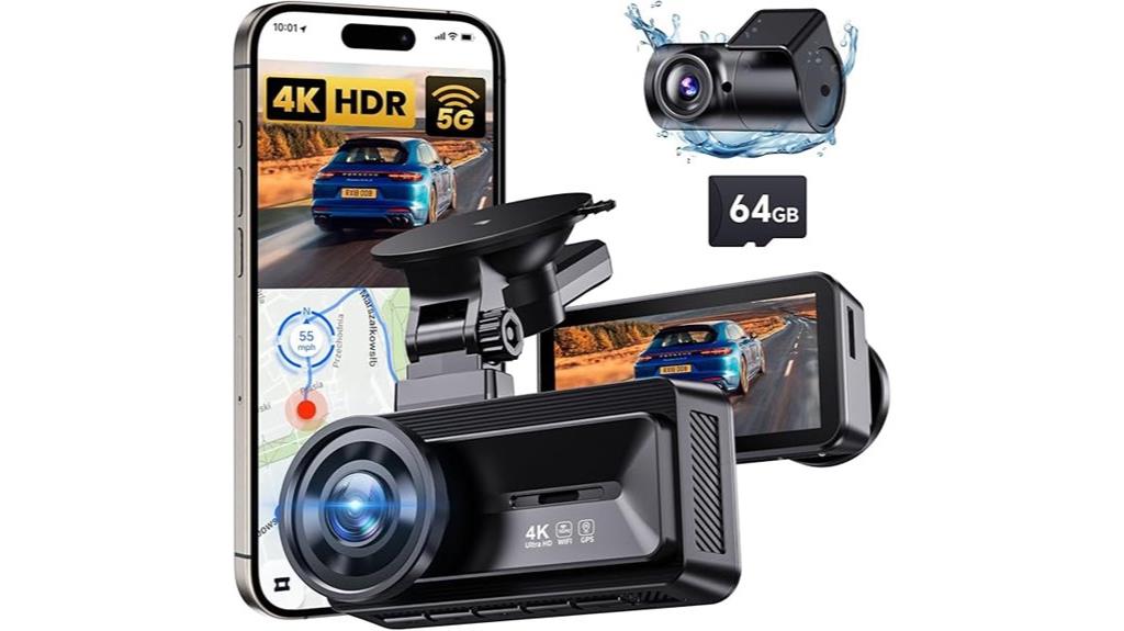 4k dash cam features