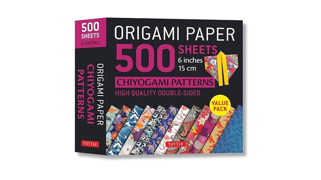 500 sheets chiyogami origami