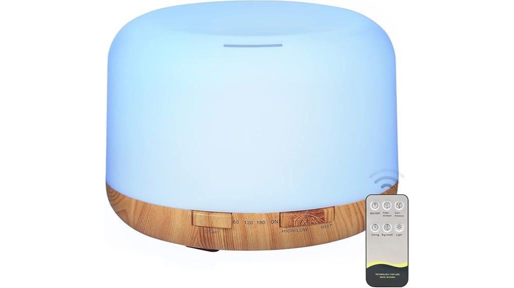 500ml oil diffuser modes