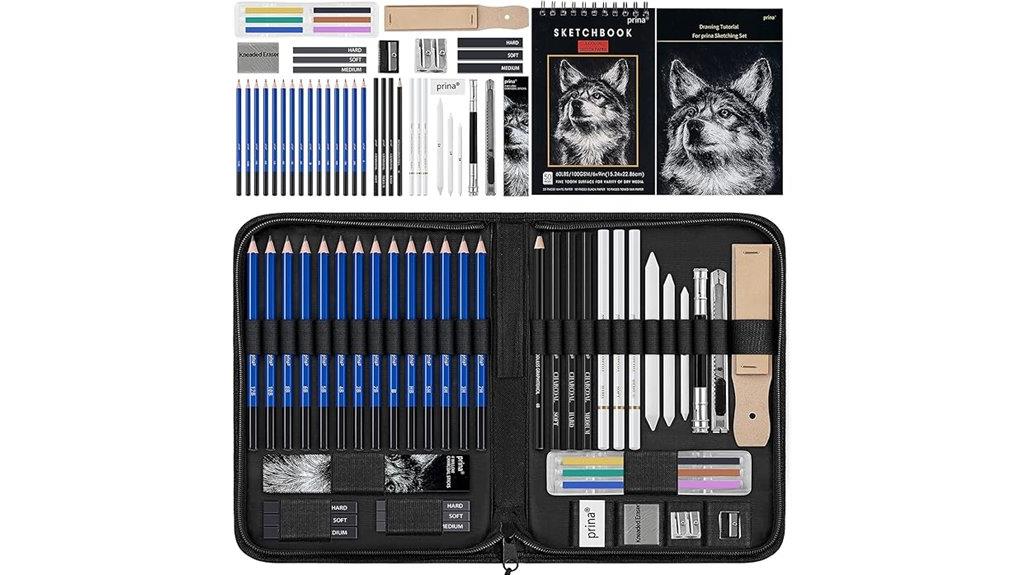 50 piece artist drawing set
