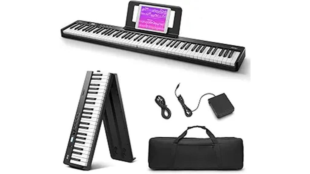 88 key bluetooth portable piano