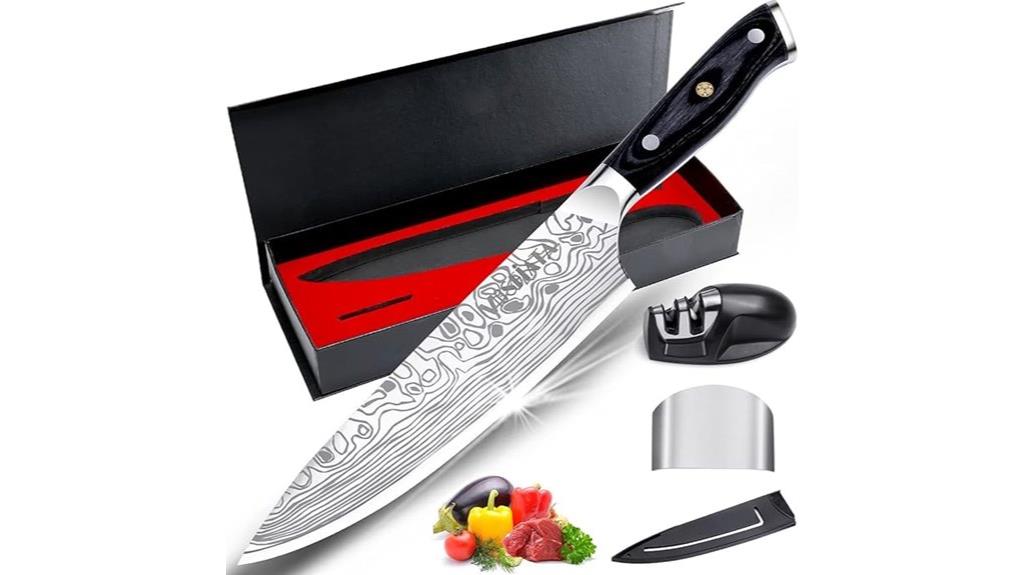 8 inch chef s knife with guard