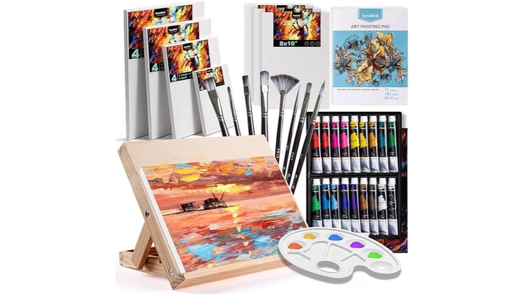 acrylic paints art kit