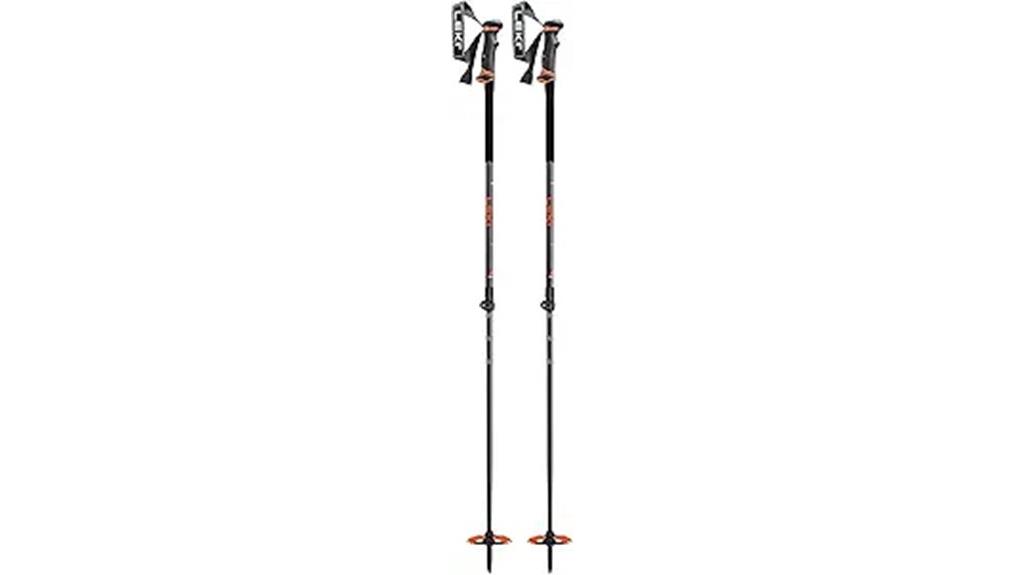adjustable aluminum ski poles