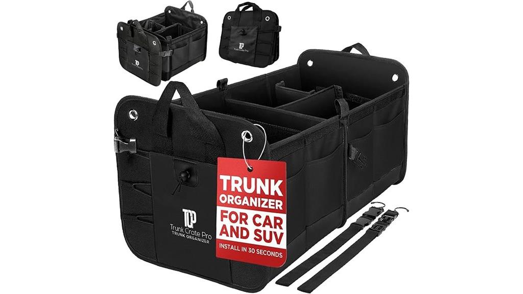 adjustable car trunk organizer