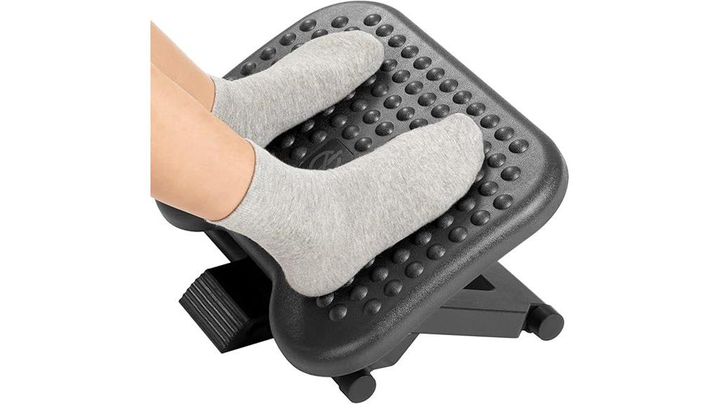adjustable massage tilt footrest