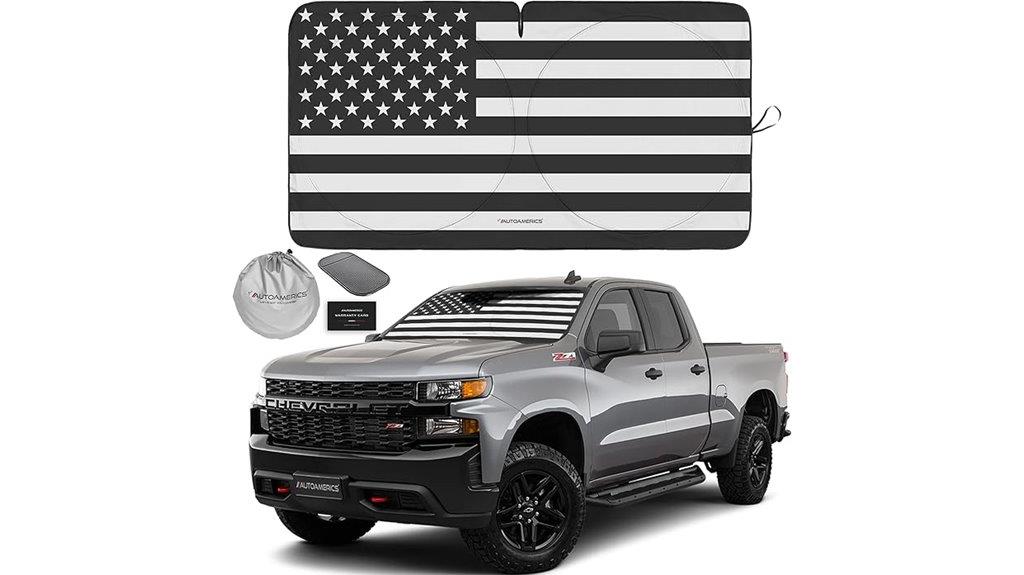 american flag sun shade