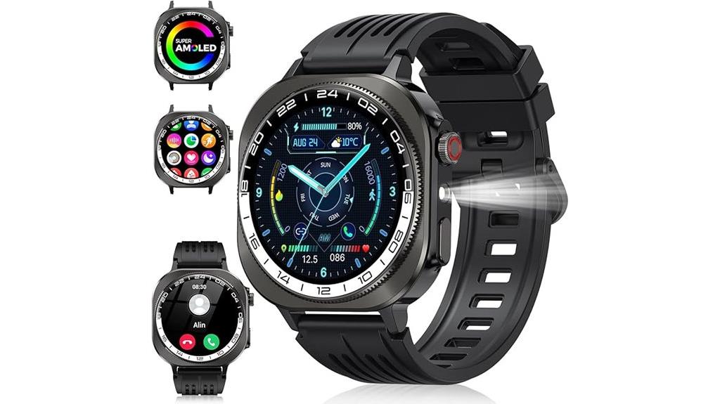amoled 3d waterproof watch
