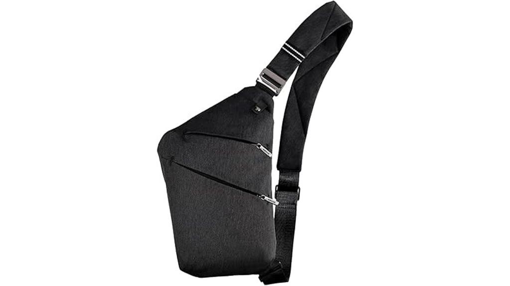 anti theft sling shoulder bag