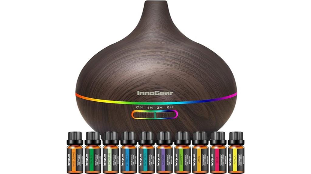 aromatherapy diffuser essential oils