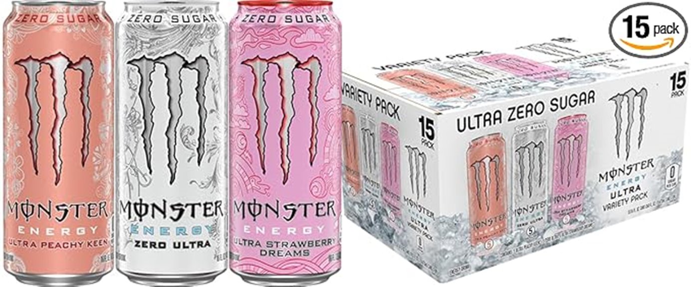 assorted monster energy ultra pack