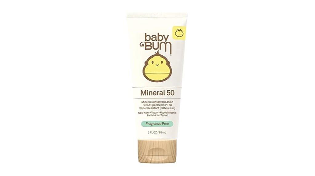 baby friendly spf 50 lotion