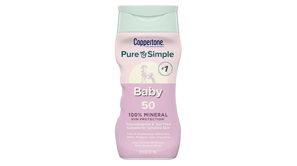 baby sunscreen lotion spf50