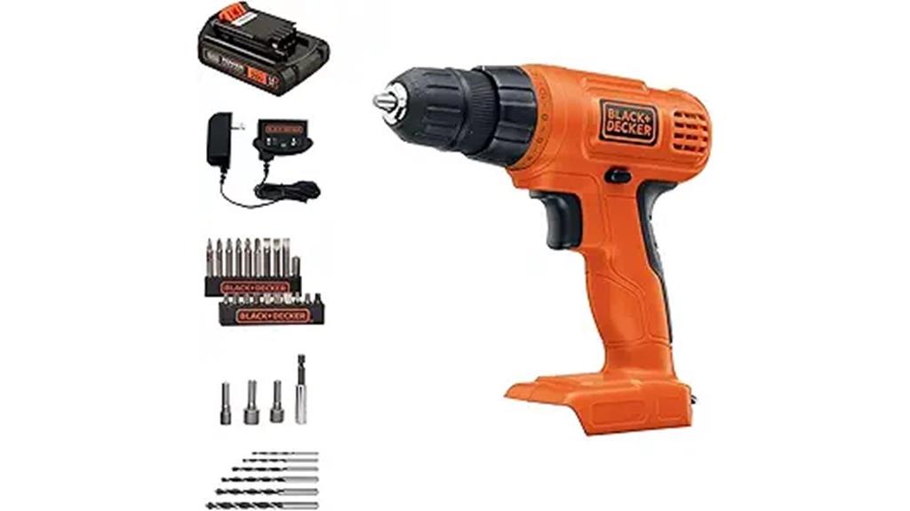 black decker 20v drill kit