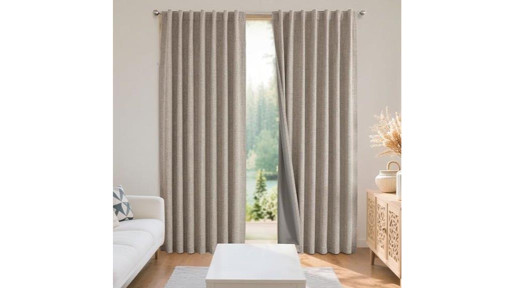 blackout bedroom curtain panels