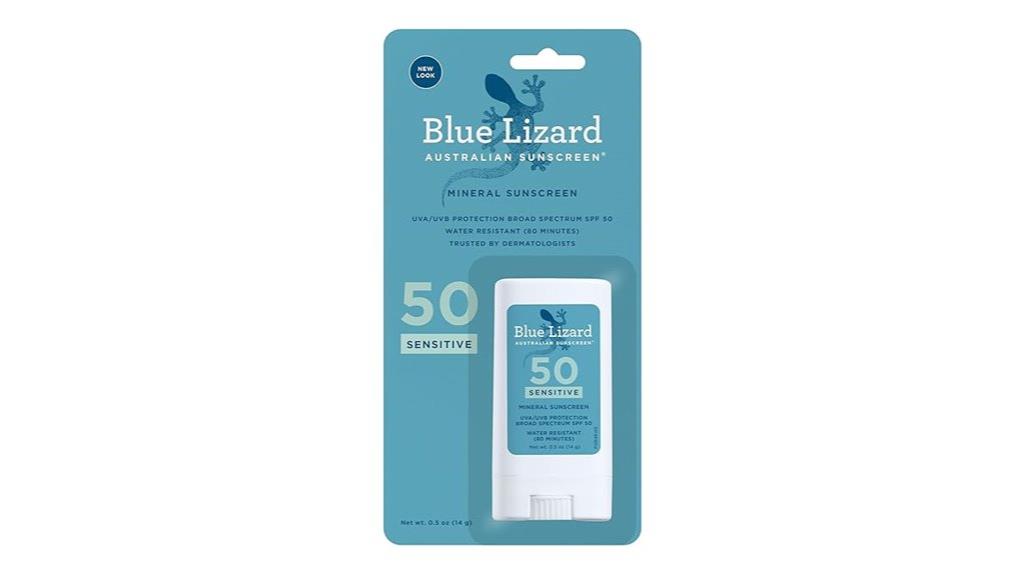 blue lizard sunscreen stick