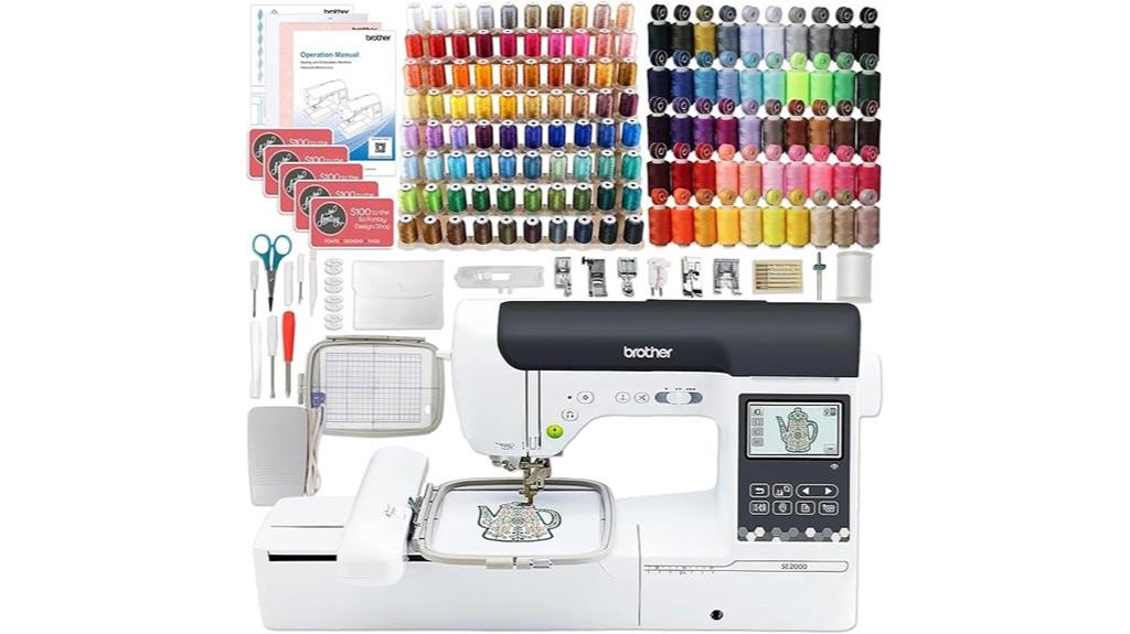 brother se2000 embroidery machine